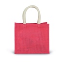 Jute draagtassen - 26x14x22Hcm