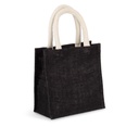Jute draagtassen - 20x10x20Hcm