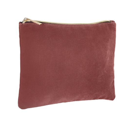 Velvet make-up pouch - 22,5x17,5Hcm 