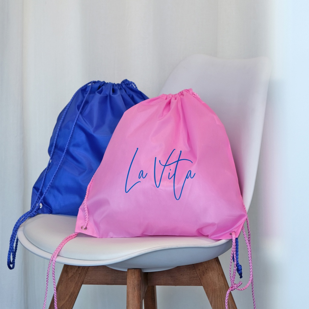 Polyester drawstring bags - 37x40Hcm