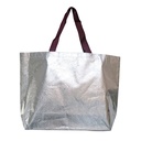 Metallic non-woven bags - 50/36x14x35Hcm