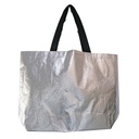 Metallic non-woven bags - 50/36x14x35Hcm
