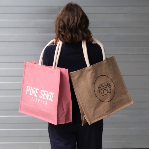 Sacs en jute - 42x15x35Hcm 