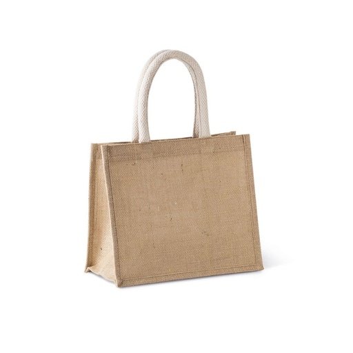 Jute draagtassen - 26x14x22Hcm