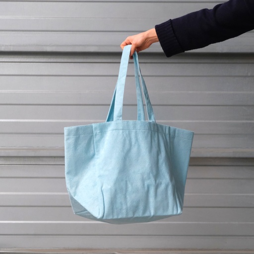 Terry towel fabric bags  - 35x23x35Hcm